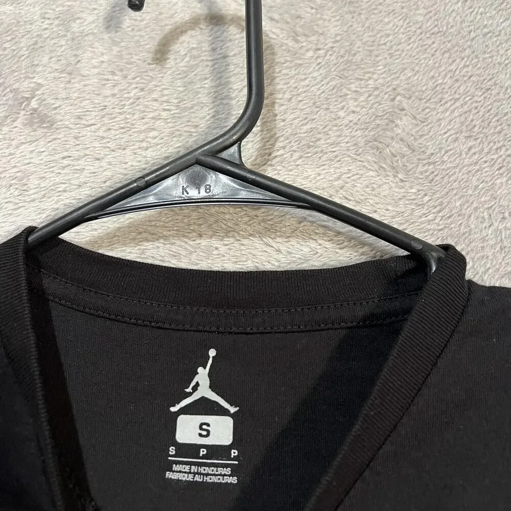 Jordan Nike Shirt Mens Small Black Jumpman Air Graphic Tee